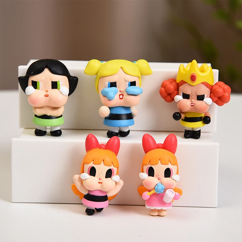 

Crybaby Keychain Doll Couple Keyring Cute Anime Hand-painted Beaded Bowknot Mobile Phone Bag Pendant Charms Backpack Decor Gifts