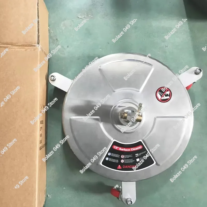 4000PSI 15 Inch Stainless Steel Pressure Washer Surface Cleaner with Extension Rod Attachment