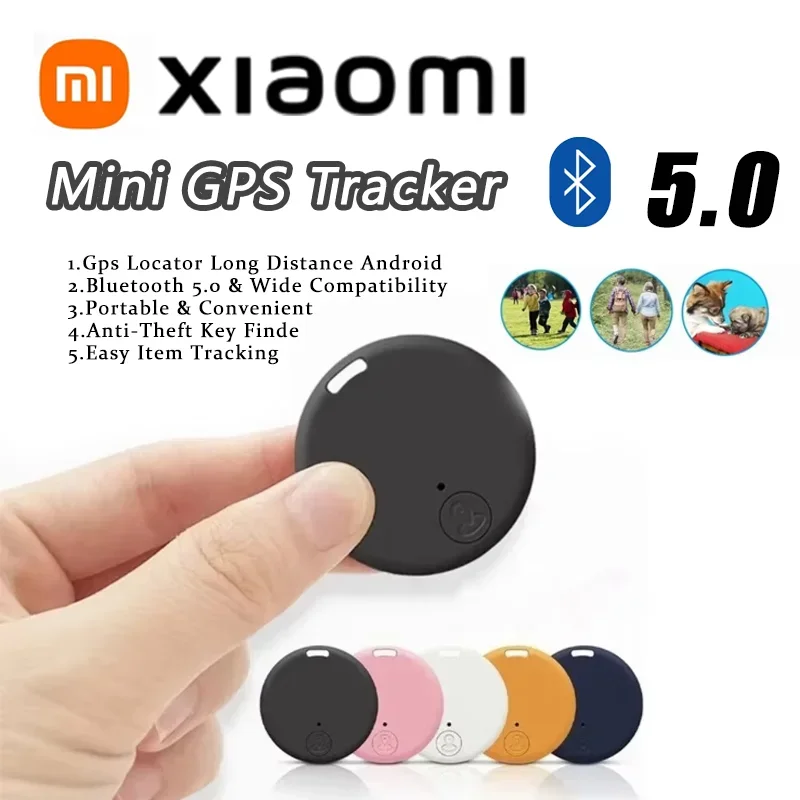 Xiaomi-Mini traqueur GPS Bluetooth 5.0, dispositif anti-perte, animaux de compagnie, enfants, sac, portefeuille, suivi, IOS, Android, recherche