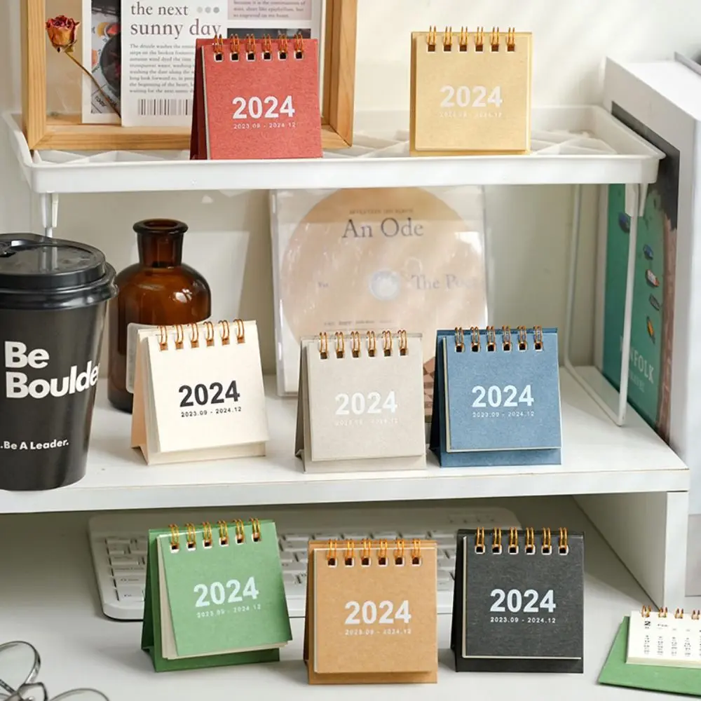 Mini Desk Calendar 2024 Desktop Calendar Mini Daily Schedule For Home Office School