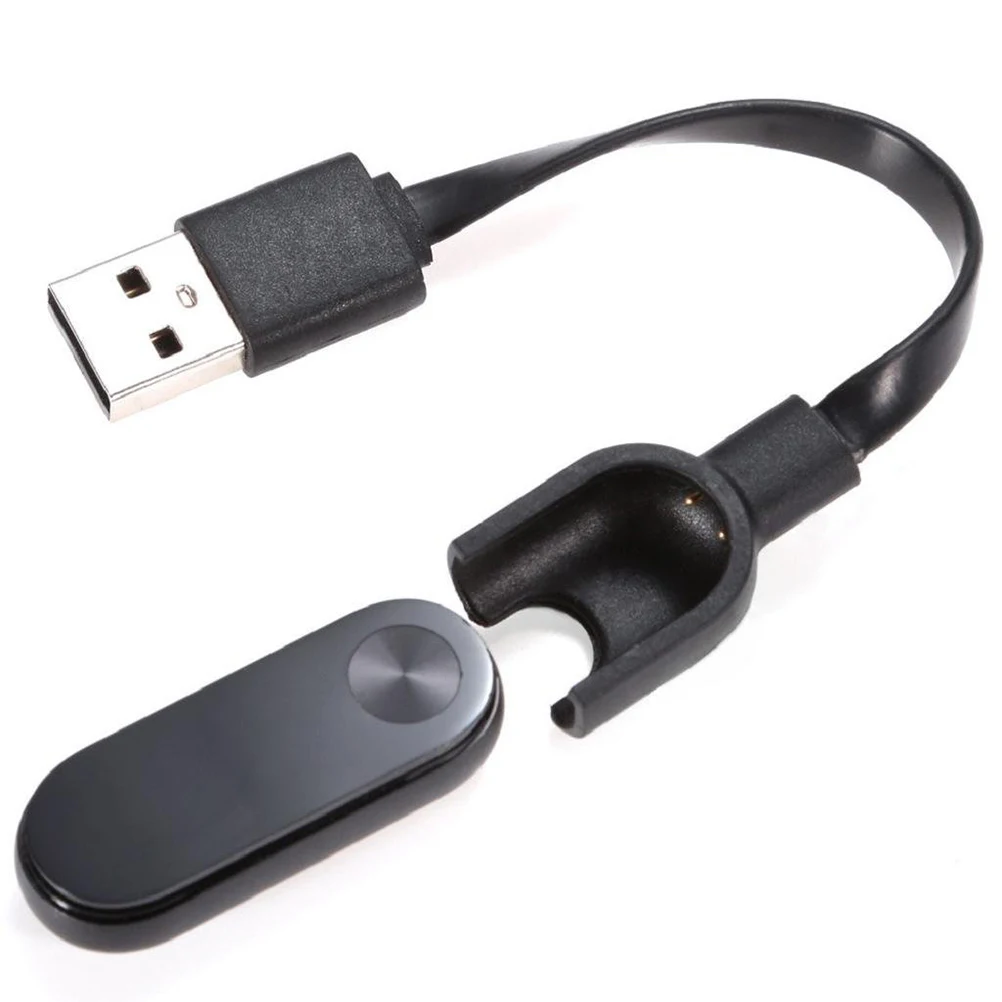 

Charging Cable Cord Replacement USB for Wristband Bracelet Heart Rate Monitor Fitness (Black)