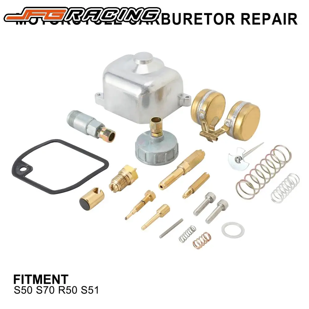 Carburetor Repair Motorcycles Accessories Fix Kit Rebuild Tool 1 Set For Simson 16N1-11 S50 S70 R50 S51 Dirt Pit Bike Moto Parts