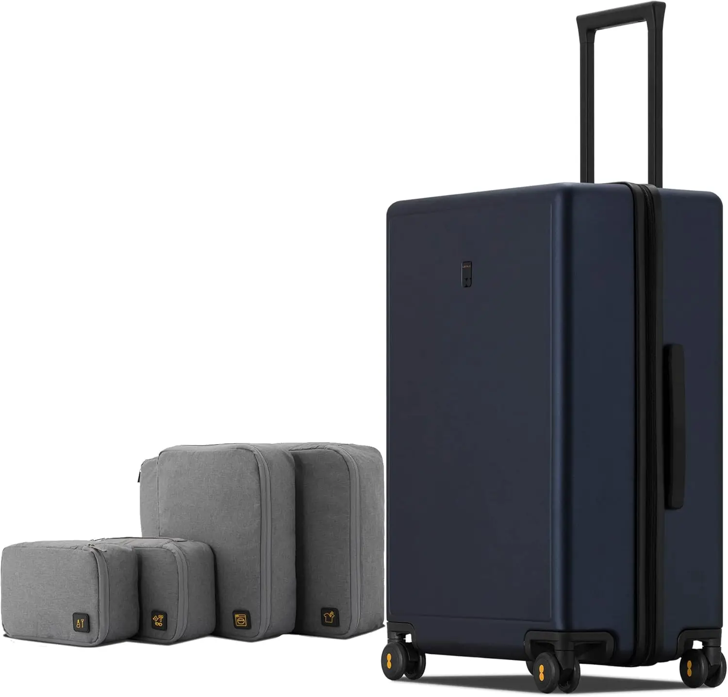 Level8 Elegantie Ingecheckte Bagage, 24 Inch Hardside Koffer, Lichtgewicht Matte Hardshell Met Tsa Slot, Grote Koffers Met