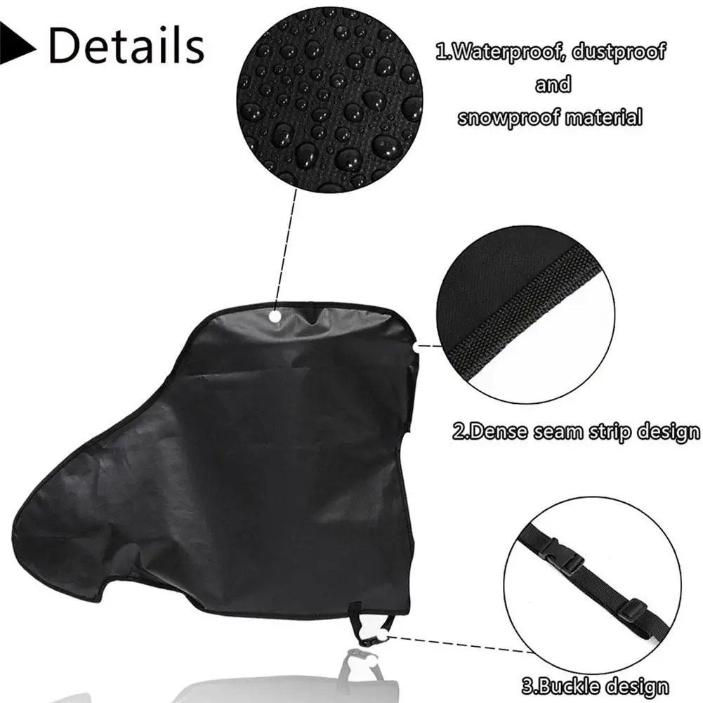 Universal Hitch Cover Trailer Hitch Lock Covers Waterproof Dustproof Tow Hitch Cover For RV Tongue Jack Cover Dust