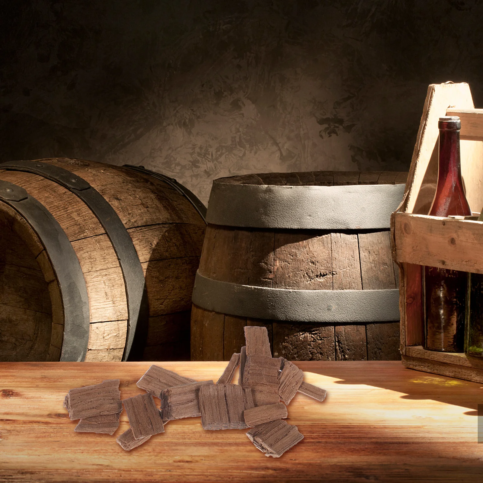 

Natural Oak Chip Toasted Wood Pieces for Wine Brewing Enhance Flavor Aroma Red Wine DIY Home Brewing Supplies French Oak Chips