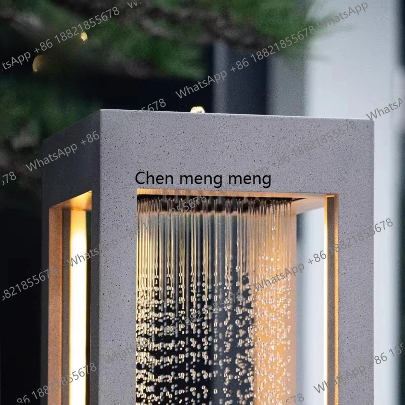 Outdoor courtyard flowing water ornament circulating water balcony decoration, villa landscaping small fountain 5