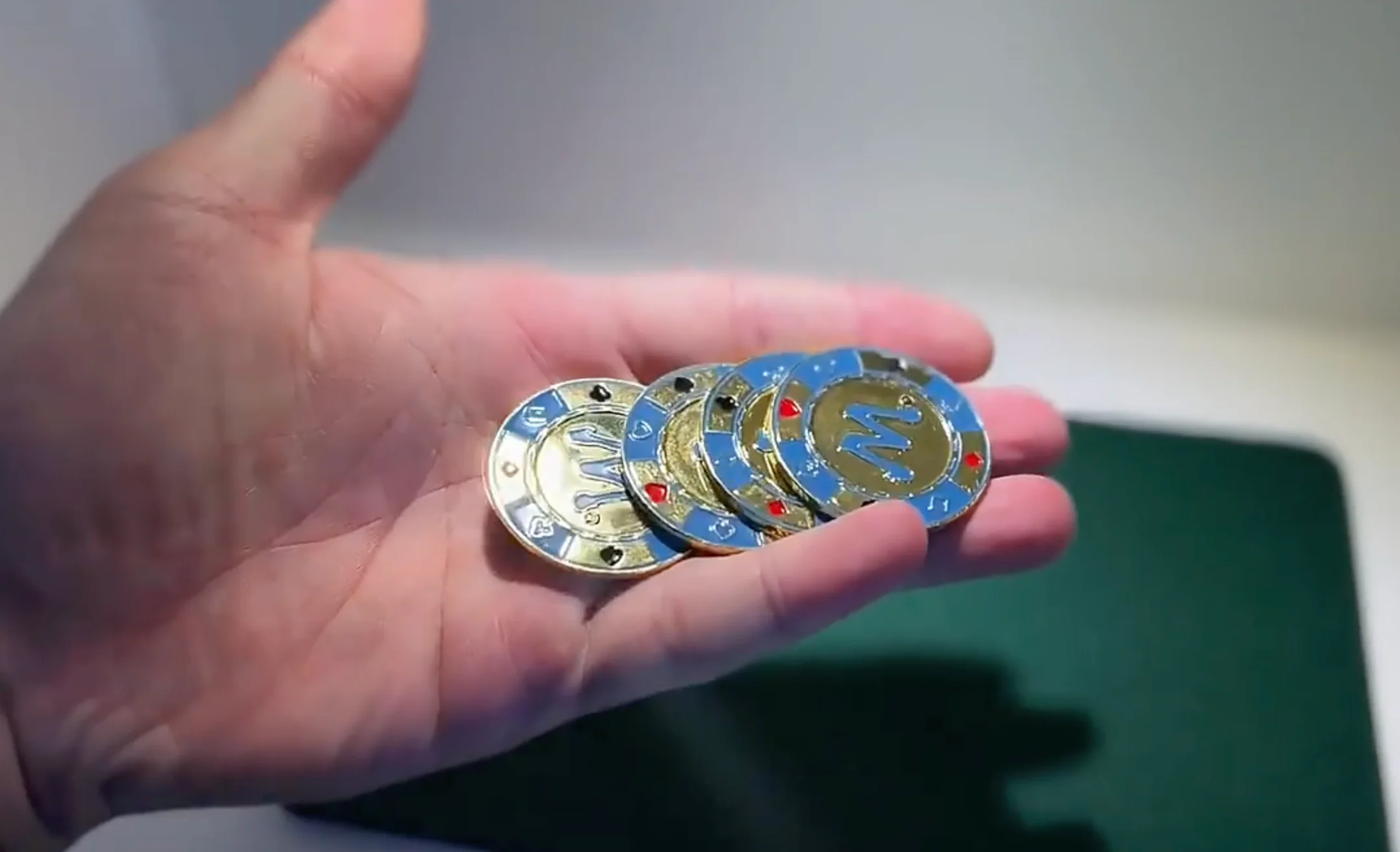 オリバーマジックによるメタルチップセット-ステージマジックトリック-クローズアップ-メンタリズム-マギア-マギー-マジシャン用小道具-アクセサリー-イリュージョンギミック