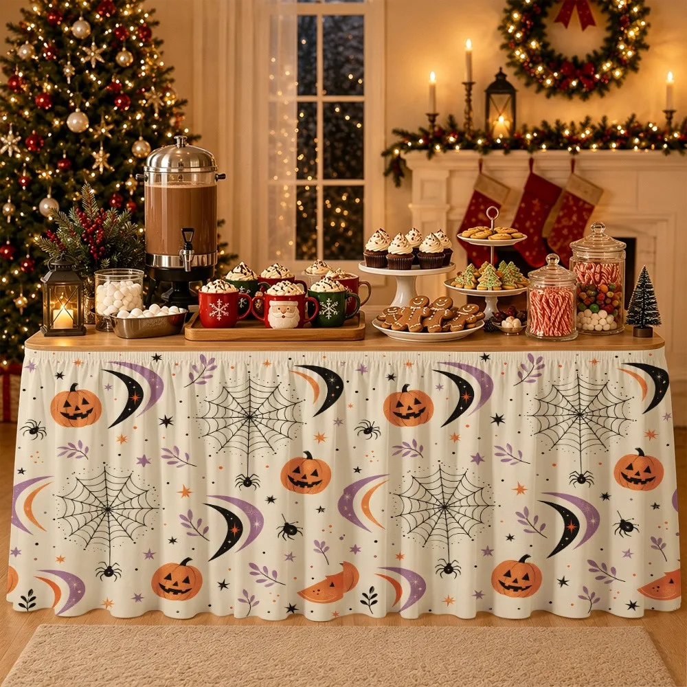 Fall Halloween Home Decor Tablecloth Halloween Party Table Cover Party Tablecloth Decoration