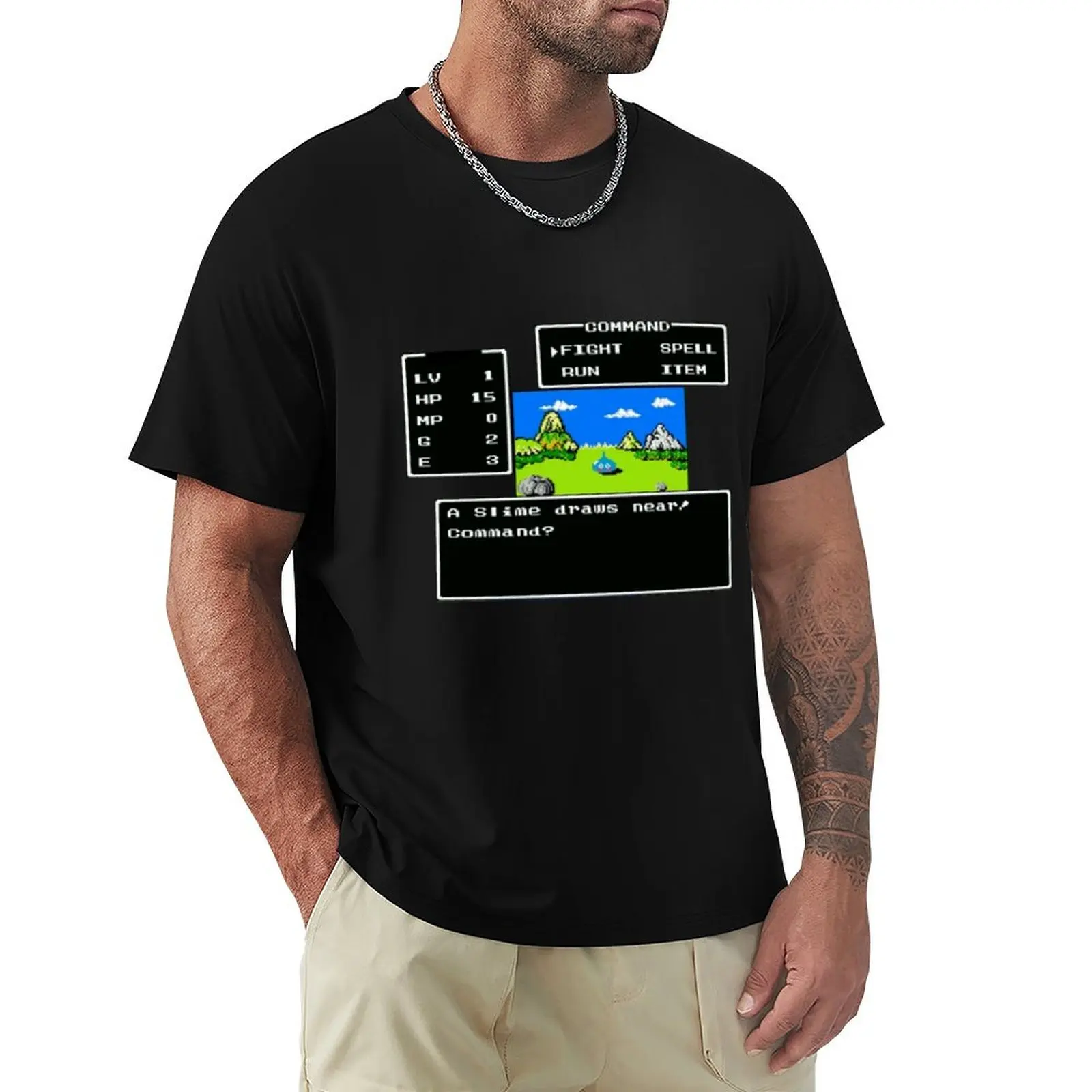 A Slime Draws Near T-Shirt Water Resistant Casual T-Shirt