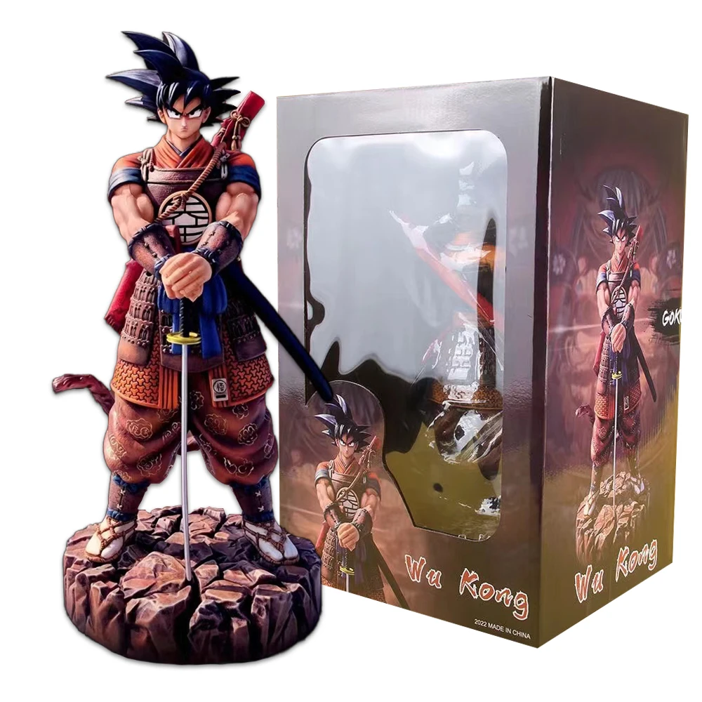 21cm Anime Dragon Ball Z Figure Samurai Son Goku Broly Super Saiyan Action Figures PVC Collection Model Doll Ornaments Toys Gift