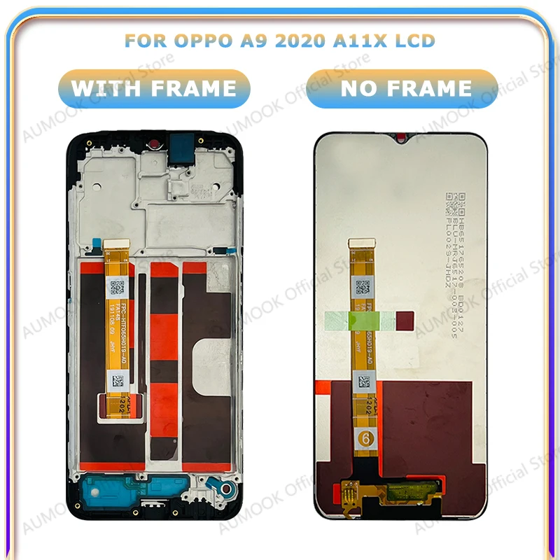 IPS LCD dla OPPO A9 2020 A11x Wyświetlacz LCD Ekran dotykowy Digitizer Zespół z ramką CPH1937 CPH1939 CPH1941 Części zamienne — zdjęcie produktu 5