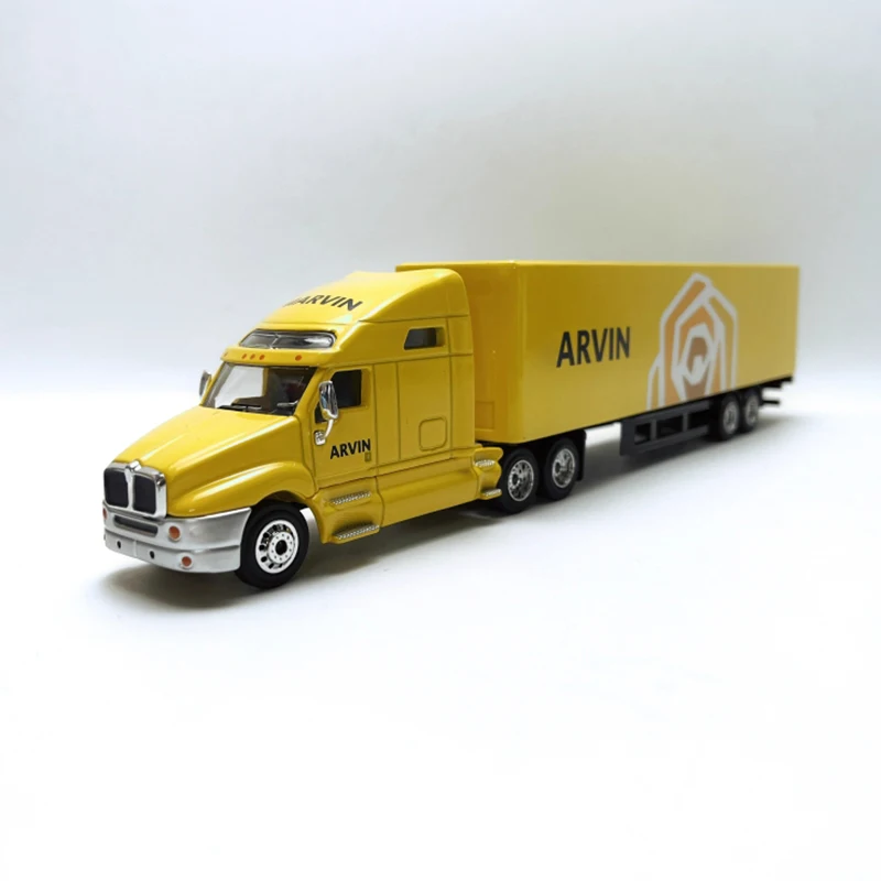 

Diecast 1:64 Scale Trailer Truck Tractor Transporter 1952 Alloy Car Model Simulation Collection Decoration Gift Static Display