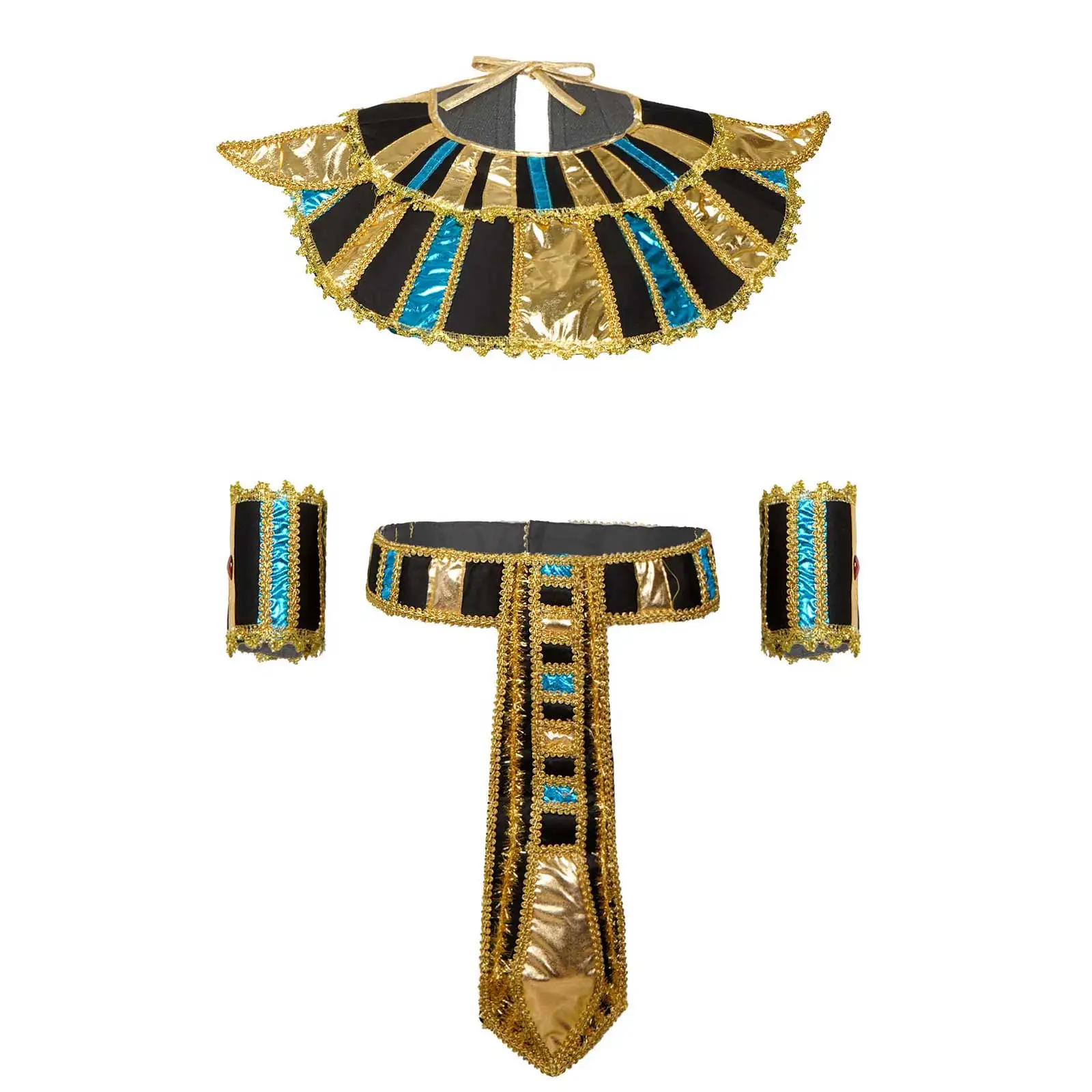 Disfraces de Halloween para hombres, ropa de Cosplay de la antigua Roma, Faraón, Egipto, rey egipcio, Reina Cleopatra, accesorios de disfraz, sacerdote Wome