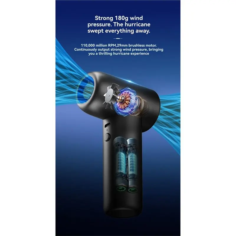 ABJY-Mini المحمولة 110000 دورة في الدقيقة منفاخ الهواء النفاث مروحة تربو الكهربائية توربو منفاخ الهواء منفضة نظافة لوحة المفاتيح تنظيف السيارات