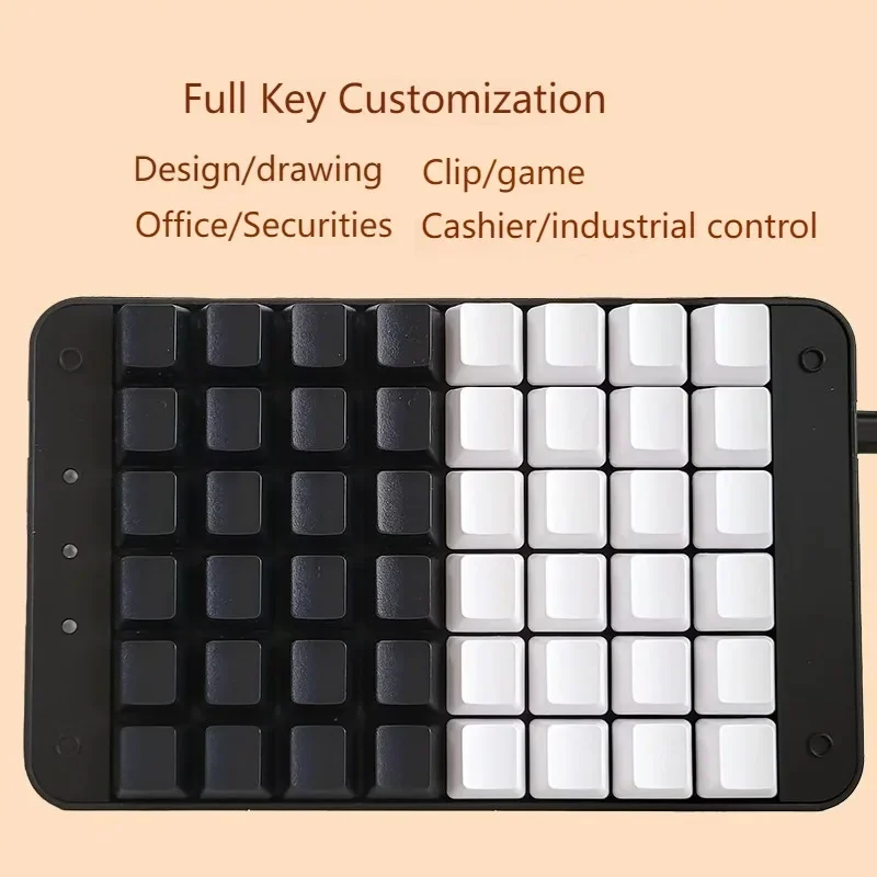 LY103 Mechical Keyboard ABS Material Wired Programmable Key Change Mini Independent Office Gaming Customized Mechanical Keyboard