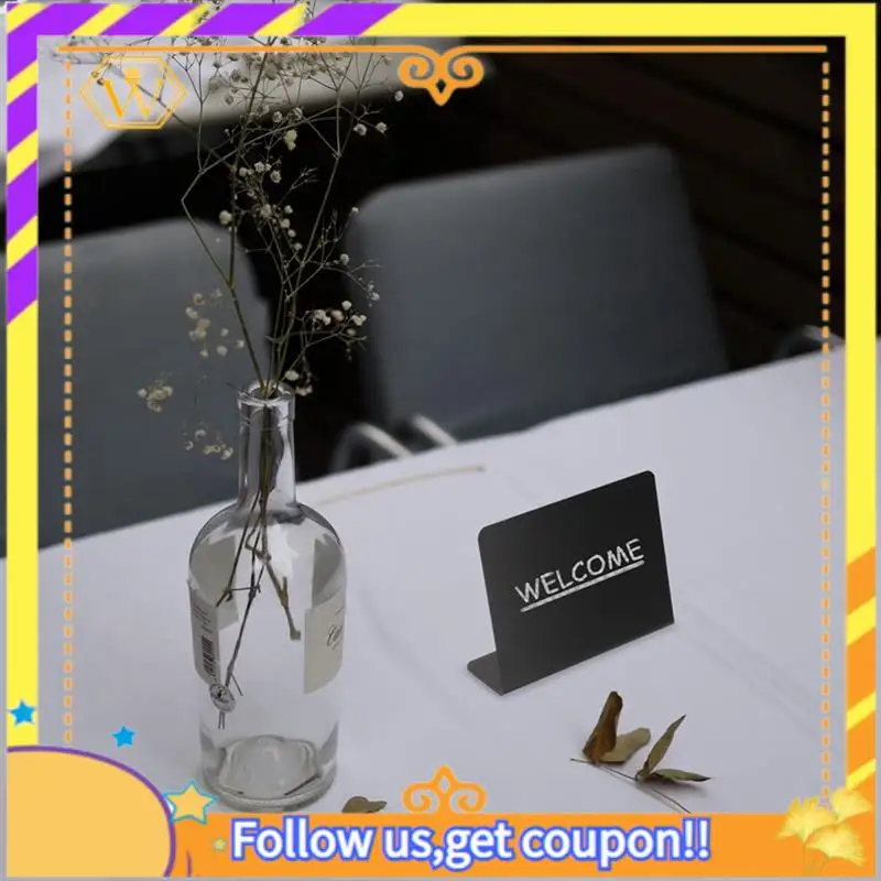 20Pcs Table Signs Food Board Buffet Party Labels Message Blackboard Chalk Table Display Price Tabletop Easy Install