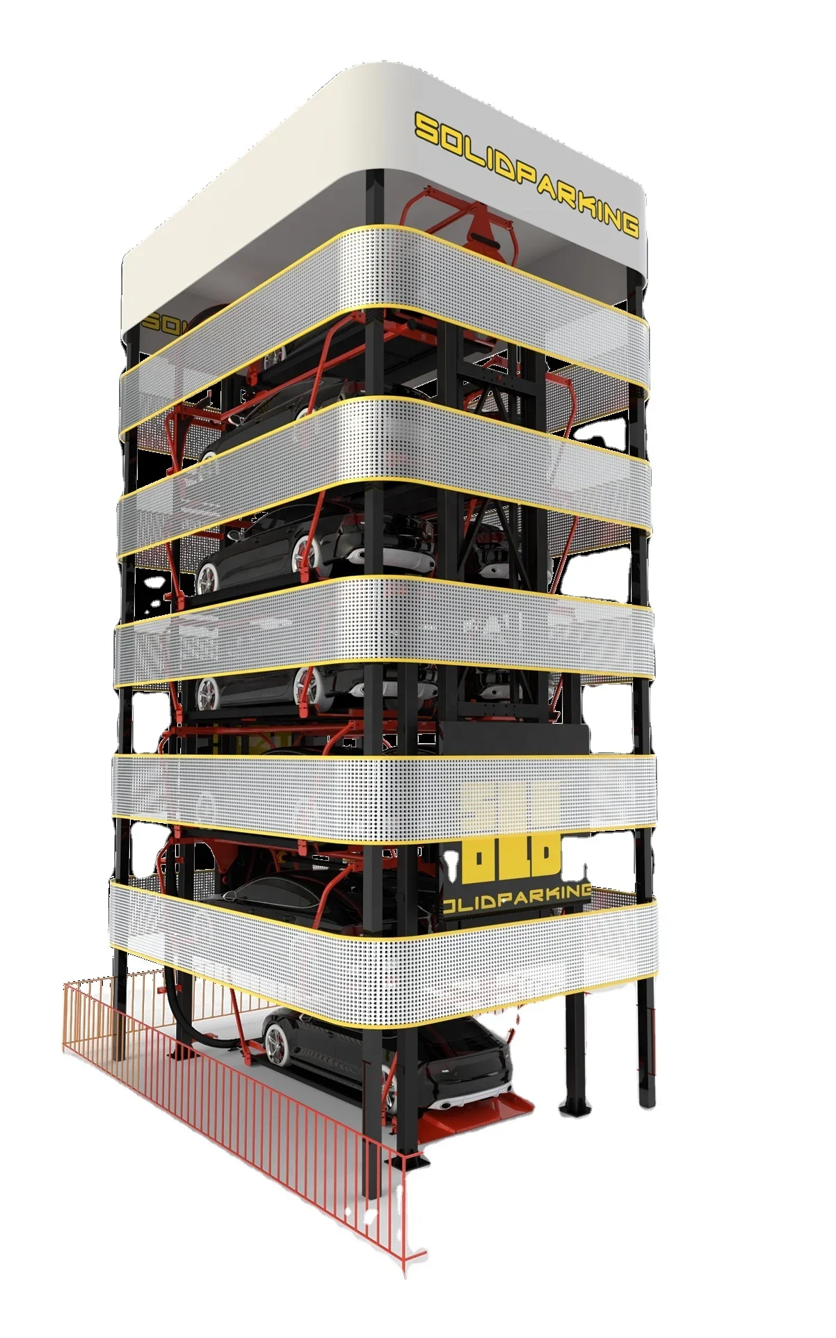 Automatic Motor Driven Plc Control Automatic Rotary Car Parking System Vertical Car Parking System