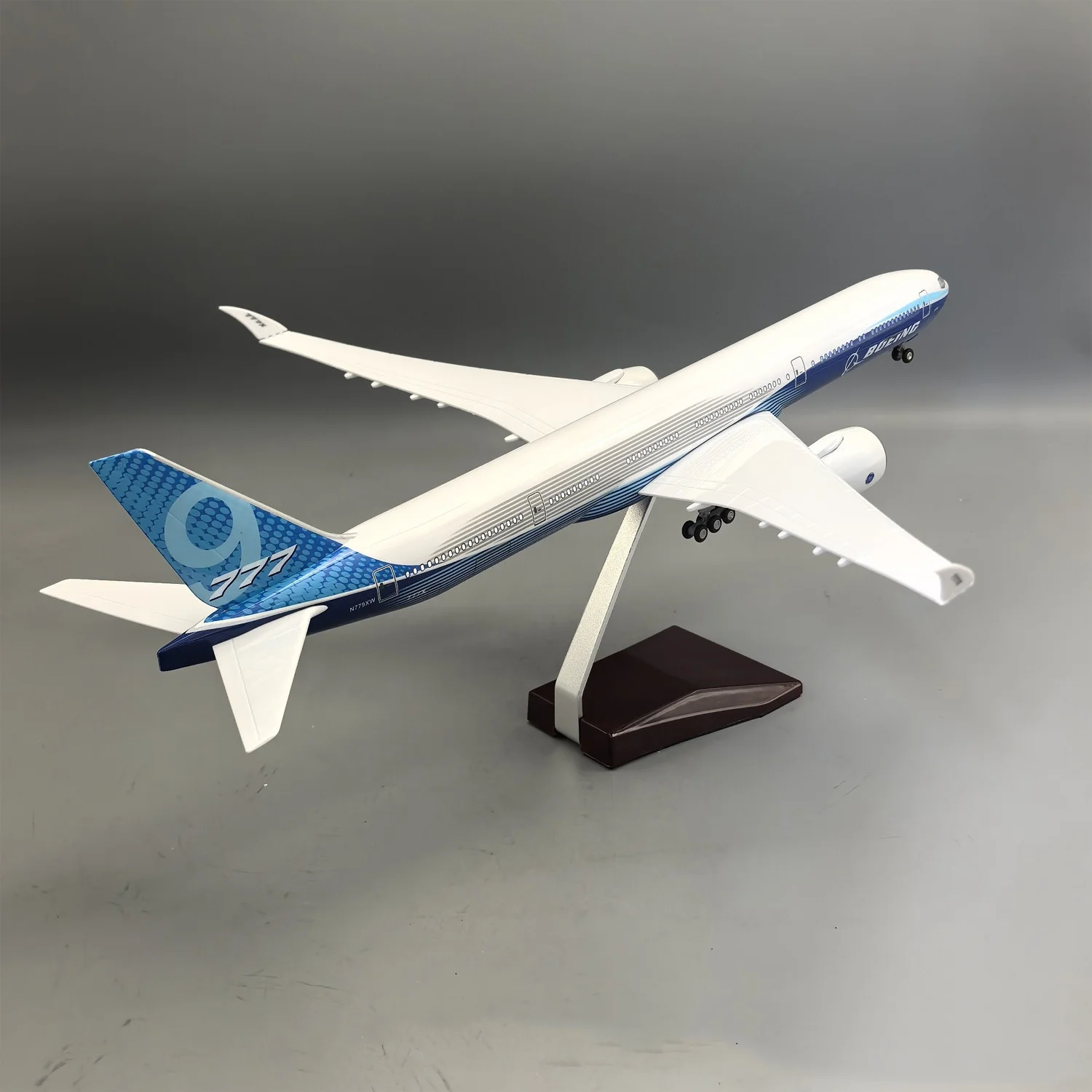 47cm 1/157 Large Scale Prototype B777-9X Diecast Resin Airplane Model Kit with Landing Gear Wheel For Aviation Gift or Plane Toy view 2