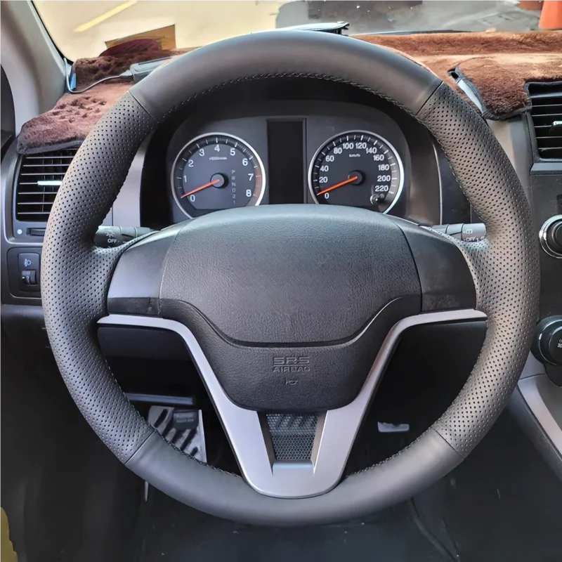 For 07/08/09/10/11 old model Honda CRV hand-stitched steering wheel cover, Civic Accord special full-wrap steering wheel cover