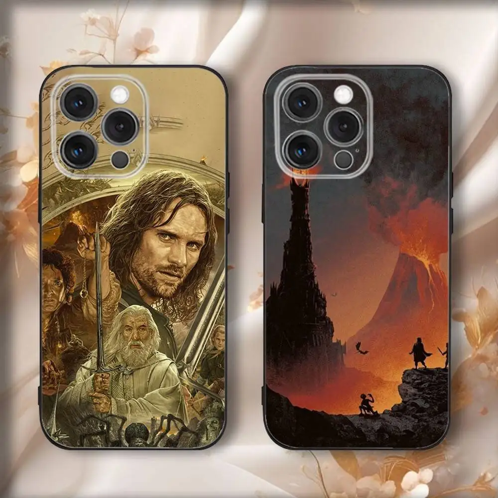 

The L-Lords OFs R-Rings Phone Case For iPhone16,15,14,13,12,11,Pro,Max,Plus,X,XS,SE4,E,Mini,Soft Black Case