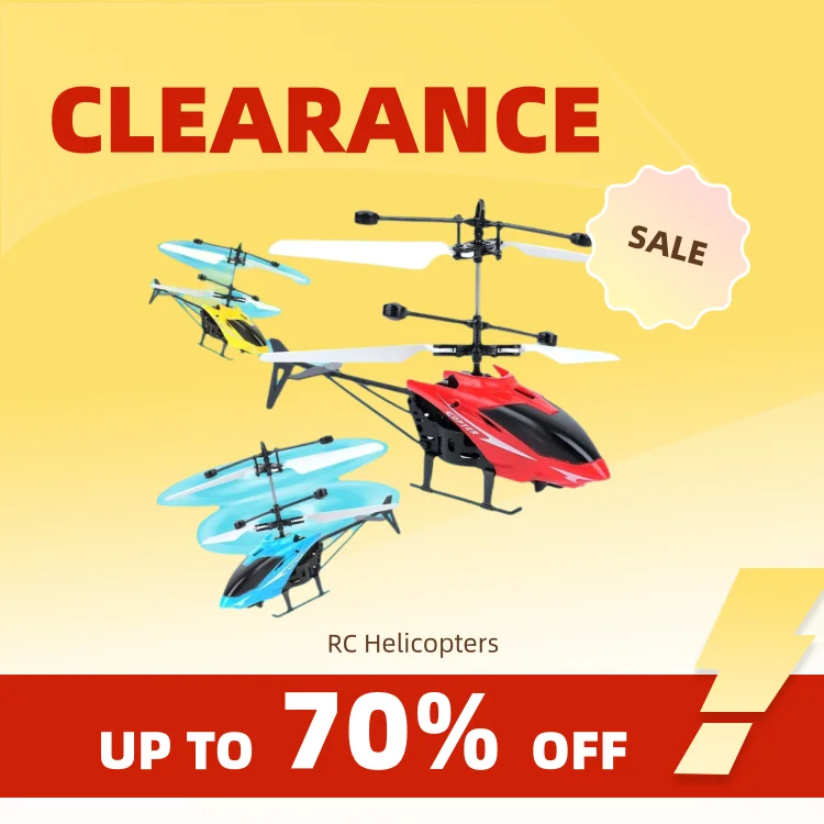 Clearance_Rechargeable Mini RC Drone Remote Safe Fall-resistant RC Helicopters Drone Children Toys_Continuous updates