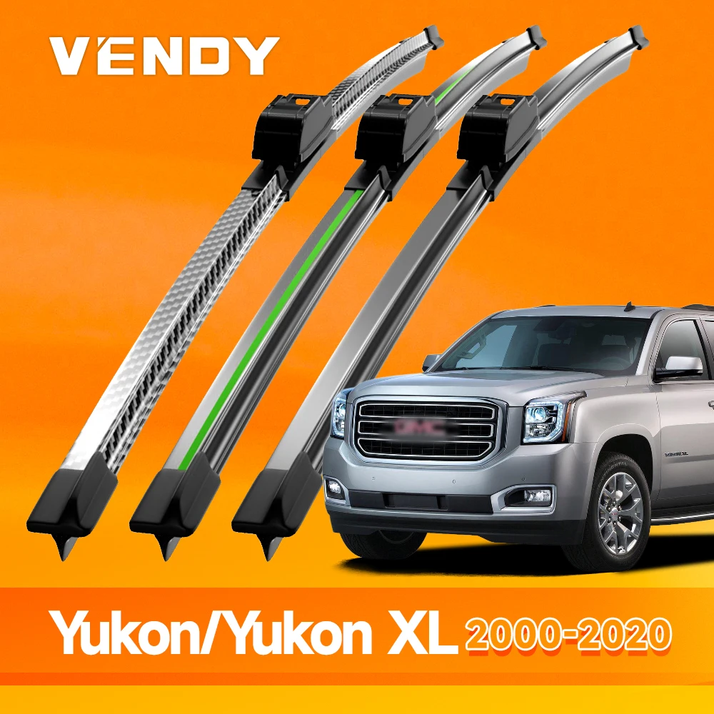2pcs For GMC Yukon Yukon XL 2000-2020 Front Windshield Wiper Blades Windscreen Window Accessories 2001 2005 2008 2010 2015 2019