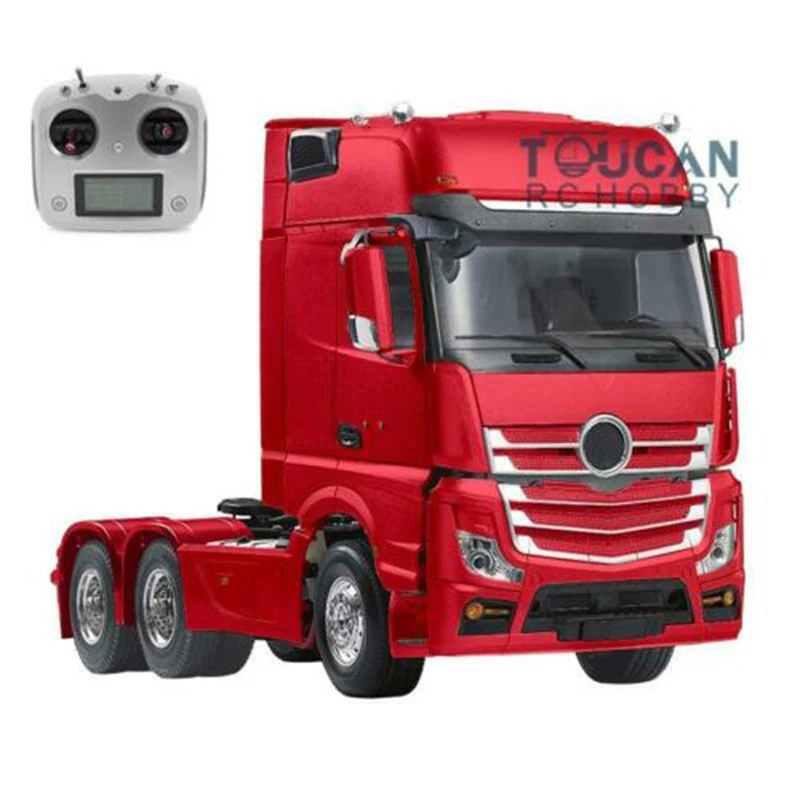 

TOUCAN 1/14 3Axles RC Tractor Truck Remote Control Car Construction Vehicles Outdoor Toys for Adults Gift THZH0324-SMT6