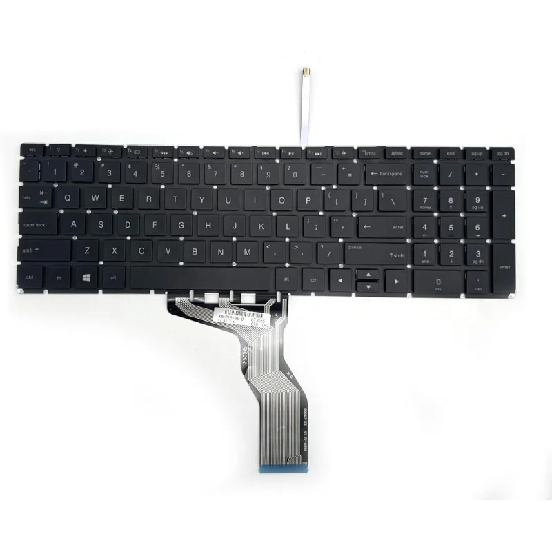 Replacement Keyboard Backlit US Layout Compatible for HP 15-BS 15-BP 15-BR 15-BW 15G-BR 15Q-BD 15Z-BW 17G-BR 15-RA 15-RB 17-BS