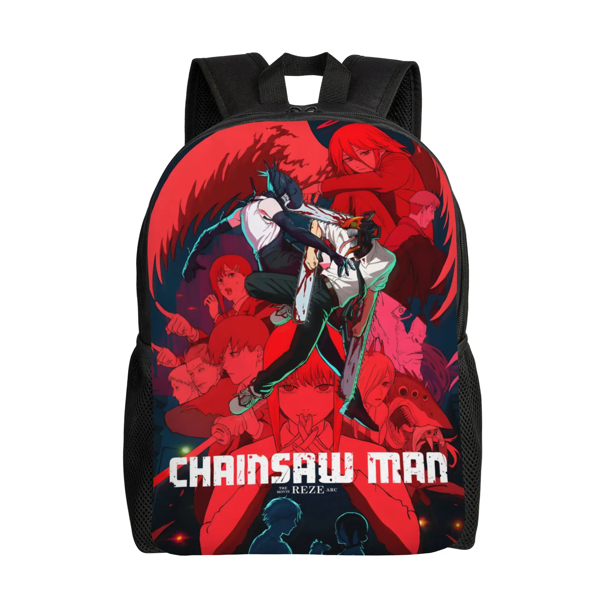 

1Piece Chainsaw Man - The Movie Reze Arc Storage Bag Fallen Bombard Backpack New Semester Begins
