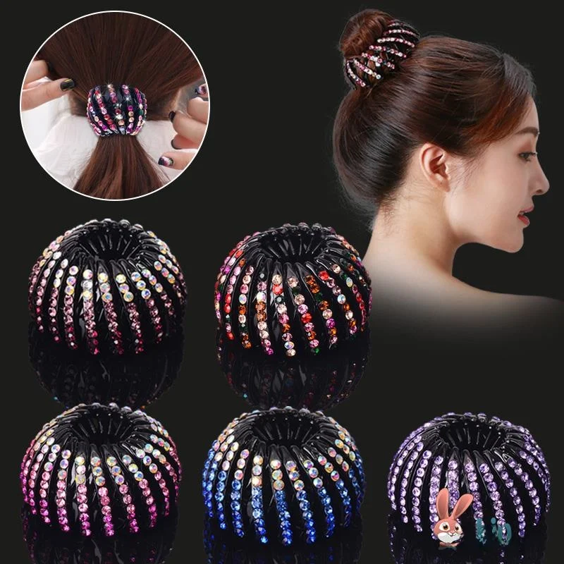 

Versatile Bird's Nest Hair Accories for Long Hair Bun er Tail Clip Fre Sle Hair Band Lazy Hair Clip Travel Beau S...