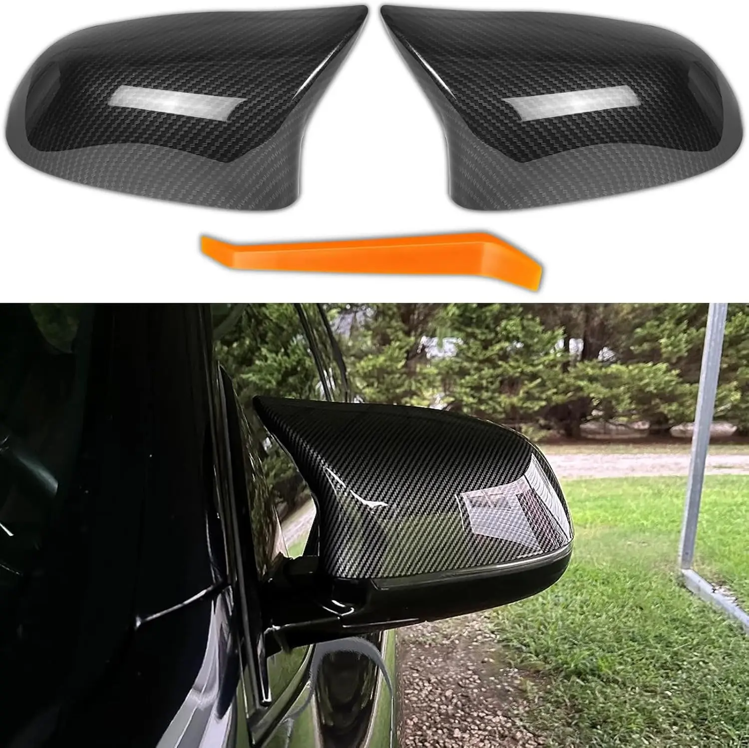 

Глянцевые черные накладки на боковые зеркала M Style, 1 пара, для BMW X3 F25, X4 F26, X5 F15, X6 F16 2013-2018, аксессуары для тюнинга экстерьера