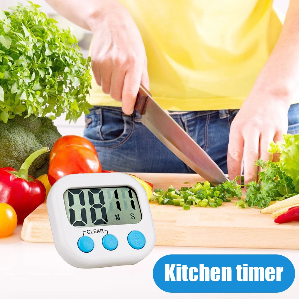 Magnetic LCD Digital Kitchen Countdown-Timer Stoppuhr mit Stand Praktische Kochen Backen Sport Wecker Erinnerung Werkzeuge