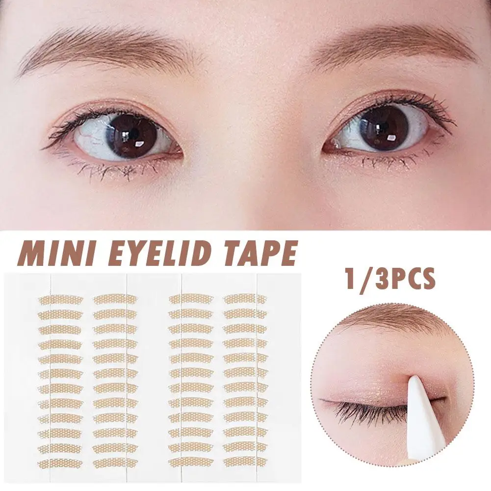 Eyelid Tape Sticker Invisible Double Fold Eyelid Lace Paste Self-adhesiveEye Makeup Clear Beige Tape Natural Tool Stripe Q6T7