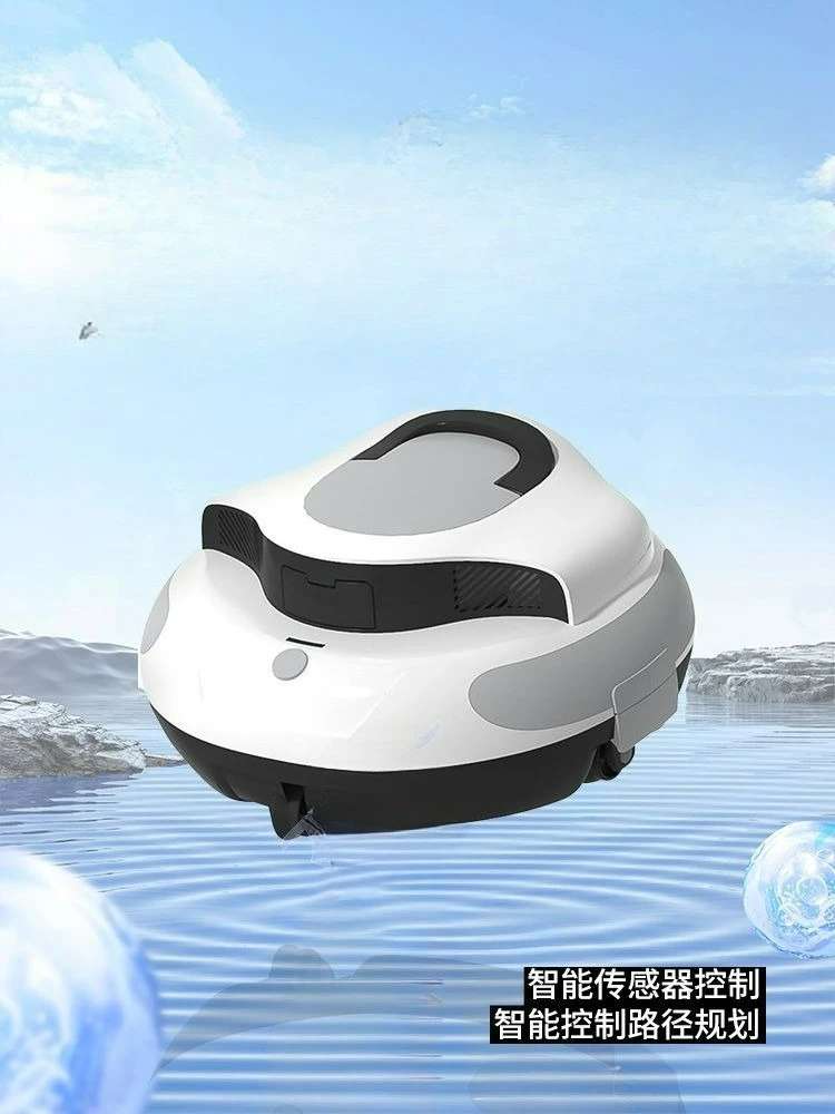 Robot per la pulizia dell'aspirazione delle acque reflue wireless per piscine