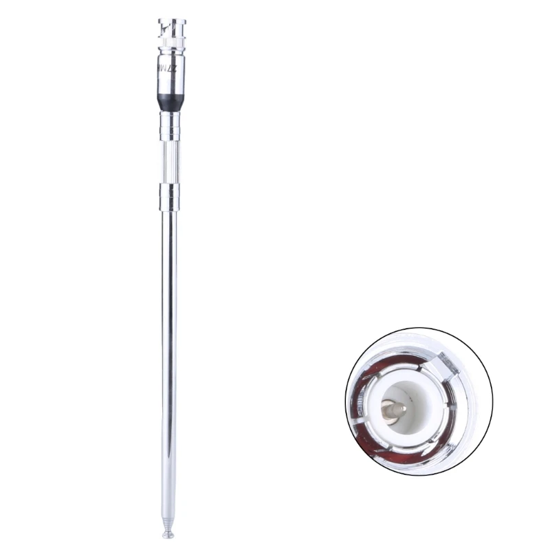 Small Telescopic Antennas Long Rangings Reception Telescopic Antennas with Female/Male Connectors for 27MHz CB Radios