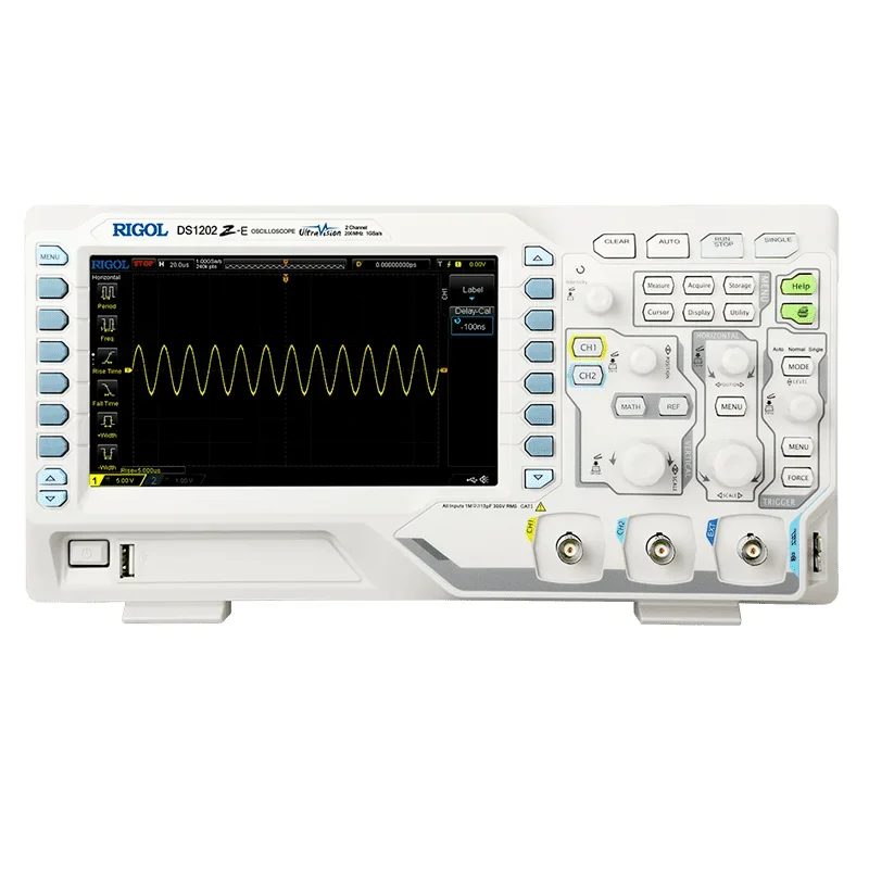 DS1102Z-E 100Mhz 2 Channel Digital Oscilloscope 1GSa/s 24Mpts 30,000wfm/s