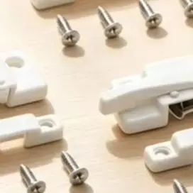 Secure Cam Action Window Lock Kit Compatible With Sliding Glass Doors Zinc Alloy Replacement Latches 5 Pack White