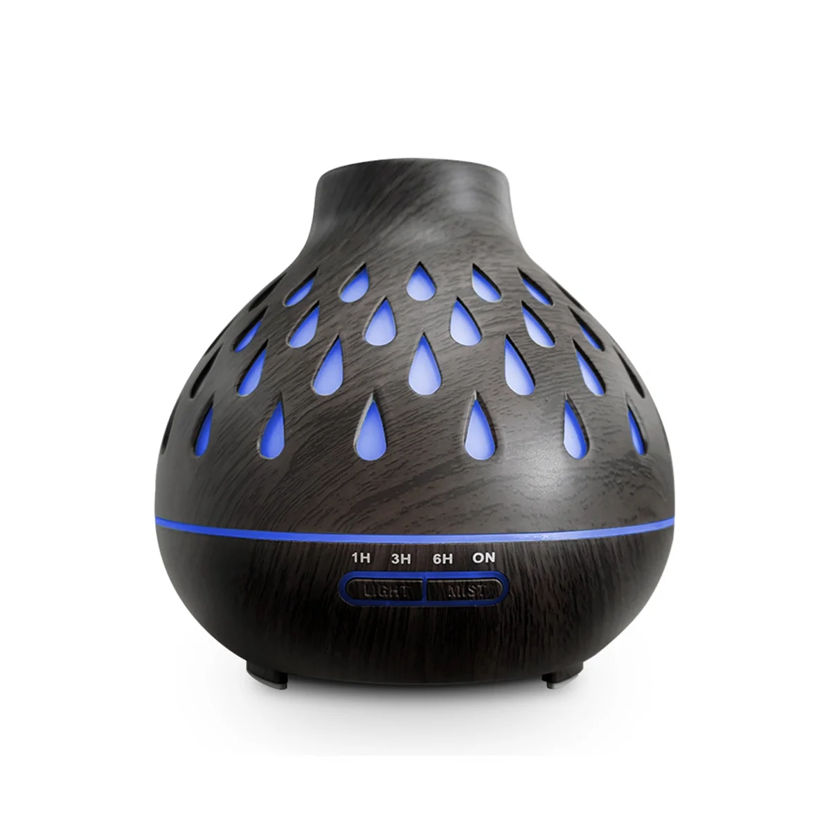 USB Humidifier 400ML Colorful Night Light Aromatherapy Oil Diffuser Bedroom Decoration EU Plug -B