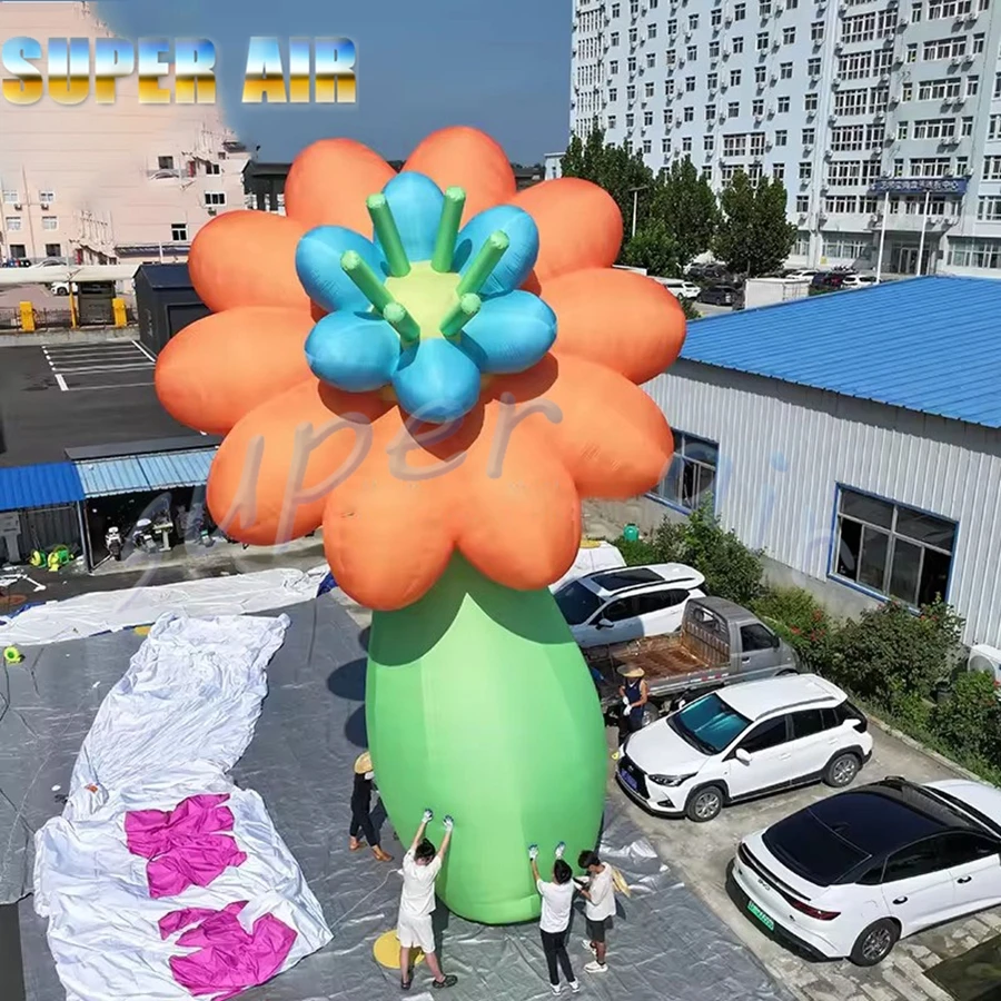 Customized giant inflatable outdoor toy inflatable huge flower for decoration