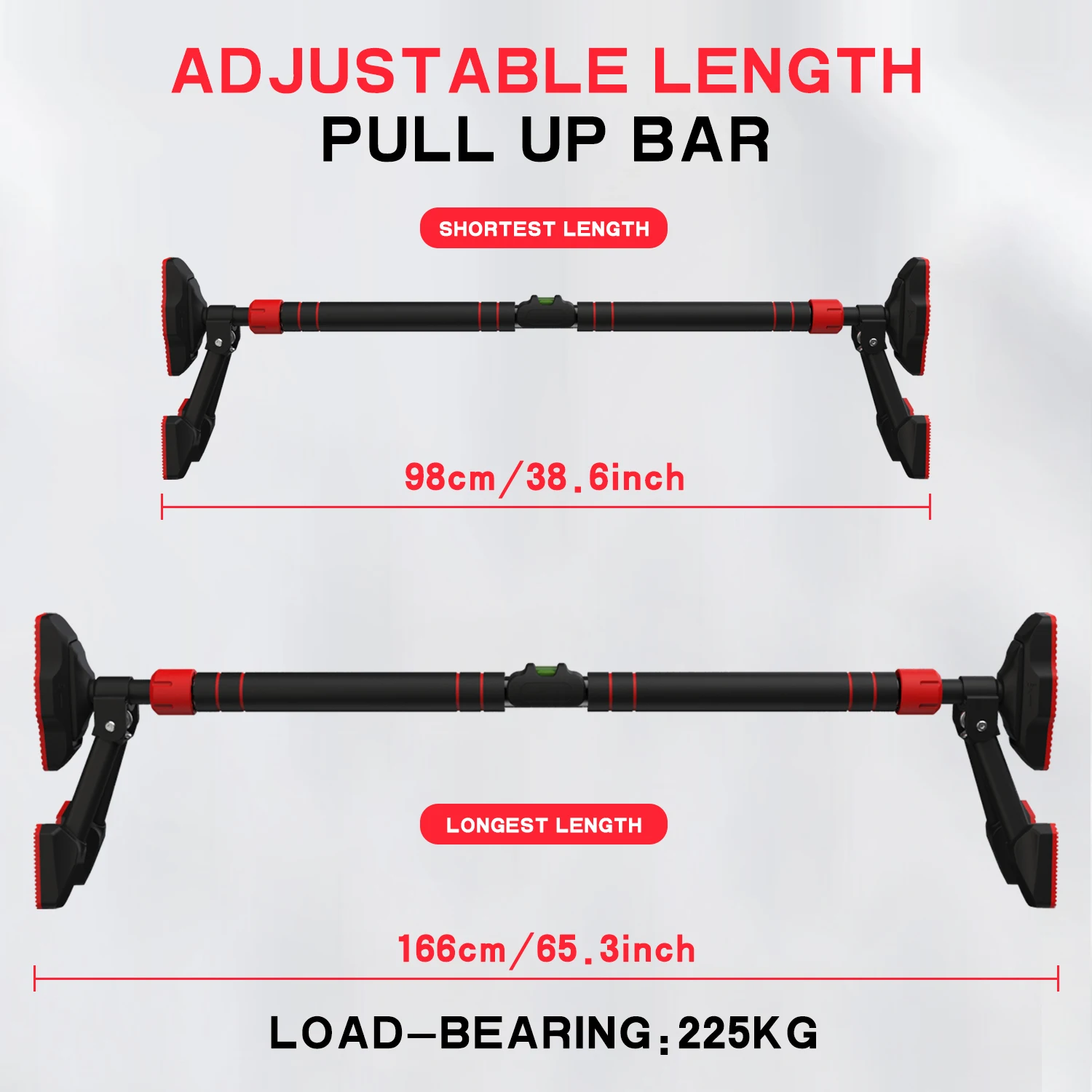 Gordon Steel Safety Support  Wholesale Home Doorway Horizontal Pull-up Bar with Safe Locking Chin-up Bar