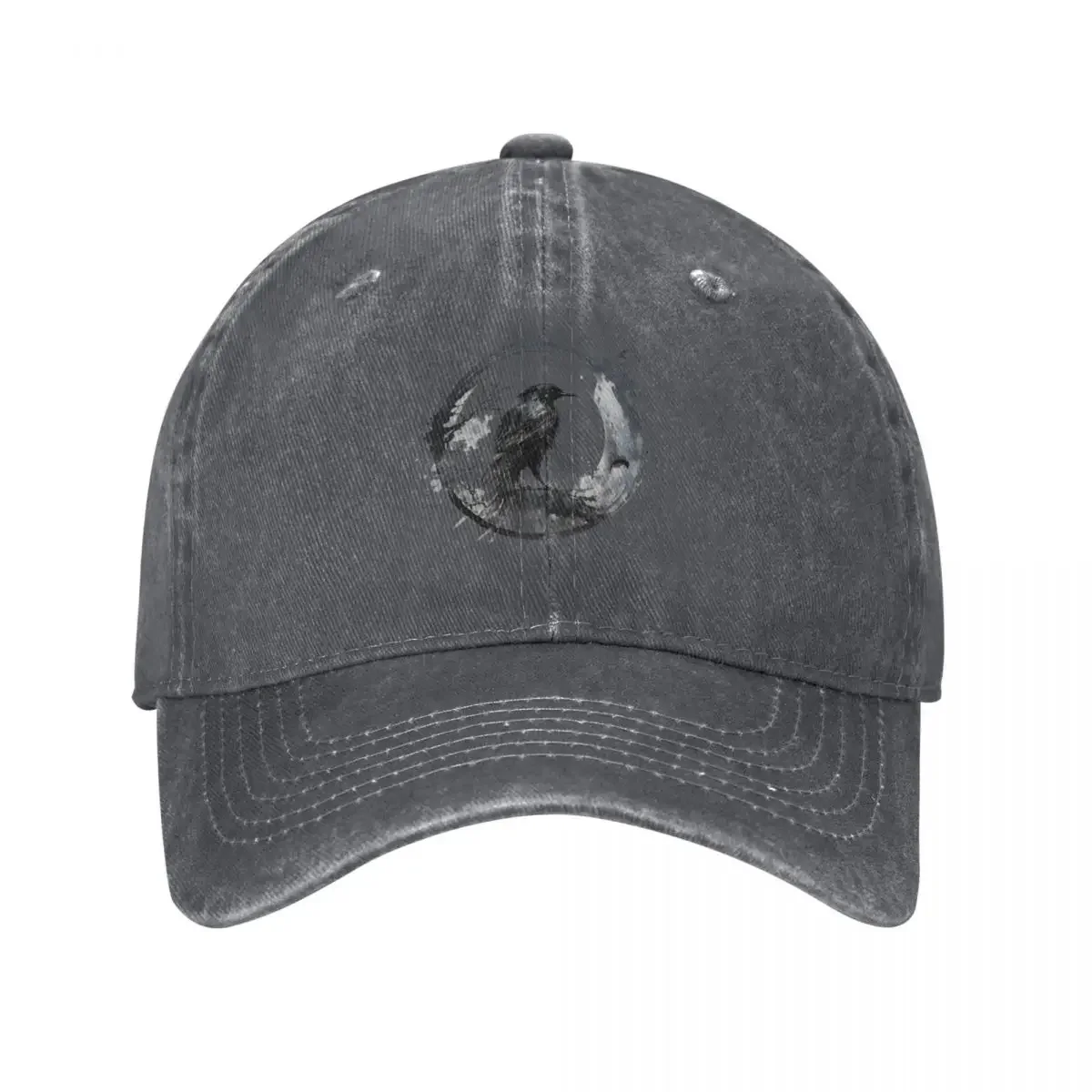 

Crow with Red Eyes Baseball Cap Horse Hat Fashion Beach Ladies Men's