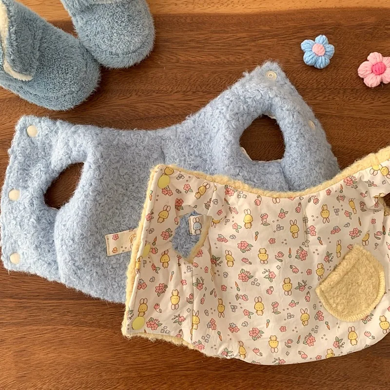 

Warm Bichon Frise Cartoon Vest Pet Reversible Cotton Coat Winter Dog Clothes Sleeveless Down Jacket for Small to Medium Dogs