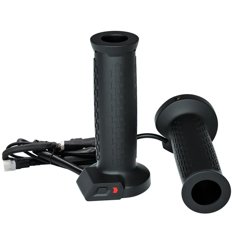 NewHigh-end التحديثية ساخنة مقود دراجة نارية التدفئة القبضات كم التدفئة الكهربائية دراجة نارية ATV سخان قبضة مع مؤشر