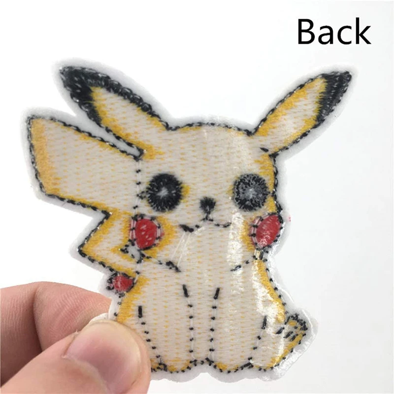 Bügeln Eisen Patch Cartoon Stickerei Patch Haustier Elf Pikachu Tasche Monster Diy Kleidung Loch Reparatur Aufkleber