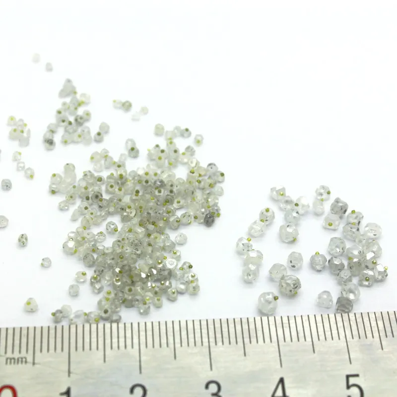 Synthetischer weißer diamant stein für schmuck herstellung labor erstellt cvd htpt diamanten fester künstlicher granulat partikel edelstein 1pc – Detail 10