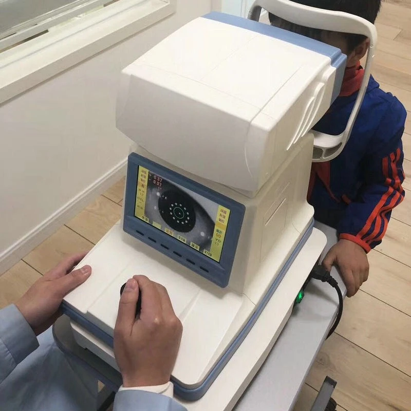 Glasses optometry processing equipment, optometry machine Shanghai Jinglian automatic color screen, computer refractometer