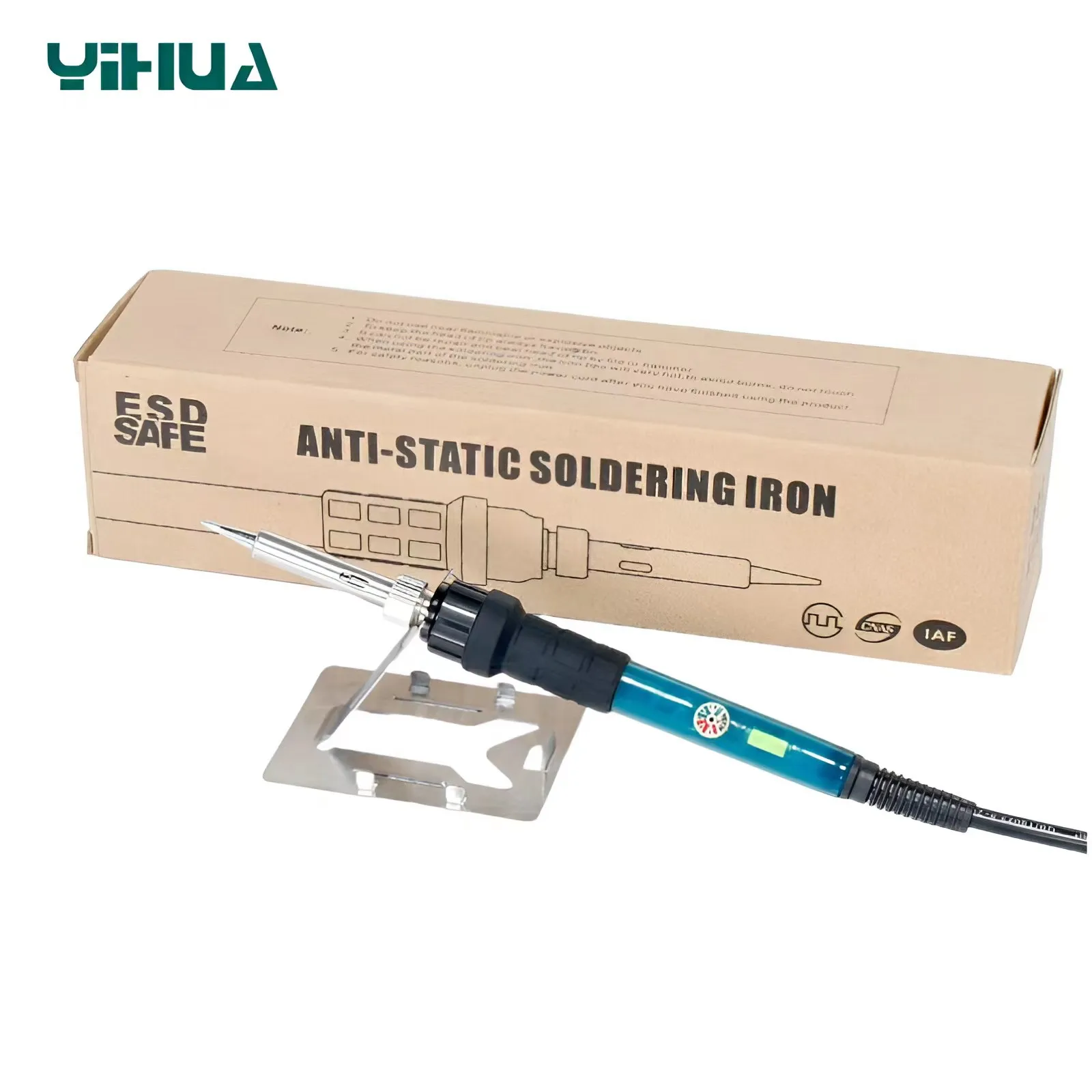 YIHUA 947-III Adjustable Soldering Iron 60W 110V 220V Electric Soldering Iron With Iron Tips Stand Welding Solder Rework