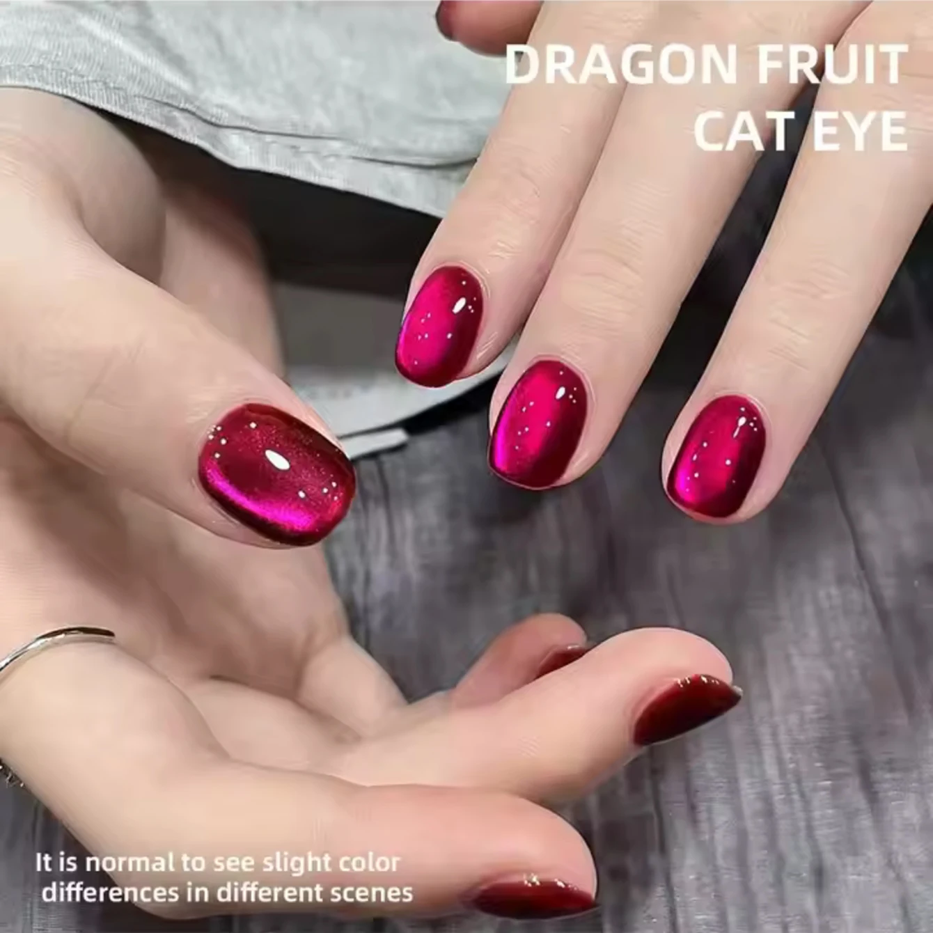 

10 мл 1 шт. Red Mind Pitaya магнит «кошачий глаз» гель-лак для ногтей 2025 новый стиль отбеливание красных ногтей стробоскоп стеклянные бусины клей для ногтей