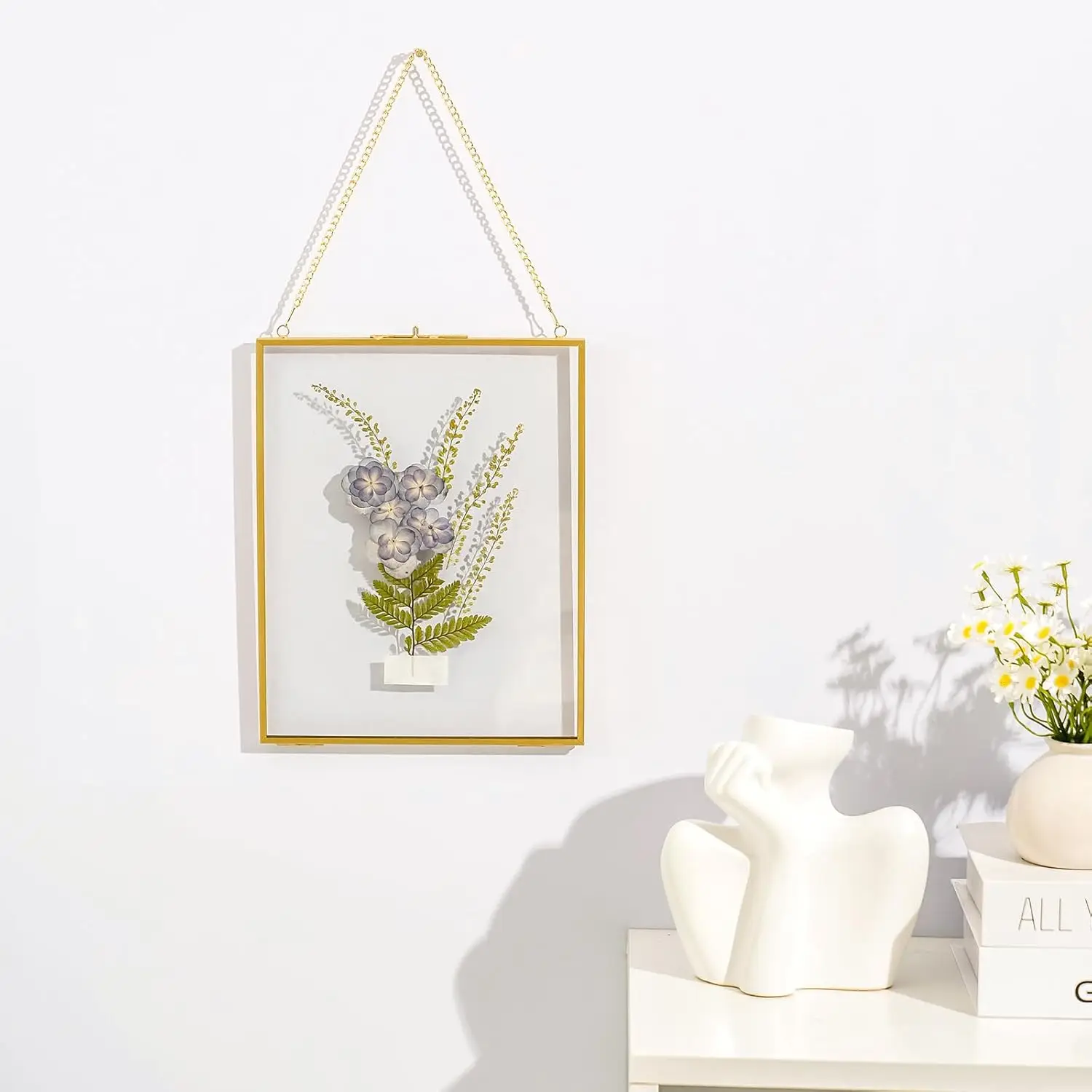 Double Glass Handmade Pressed Flower Frame