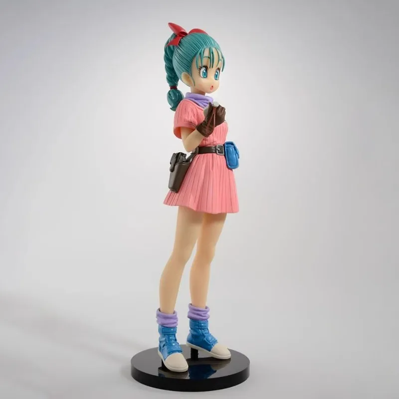 Dragon Ball Kindheit Bulma Figur Animation Zweidimensionale Schöne Mädchen Modell Spielzeug Desktop Chassis Ornament Geschenk